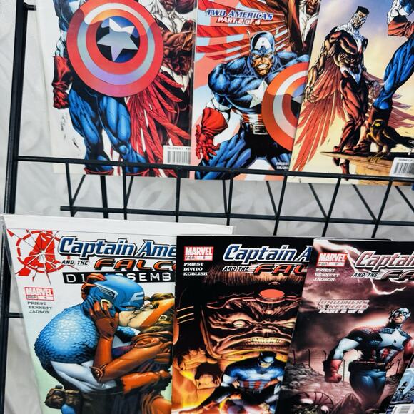 Captain America Falcon 1-6 8-10 12 Lot Lot Marvel Priest - Picture 7 of 7